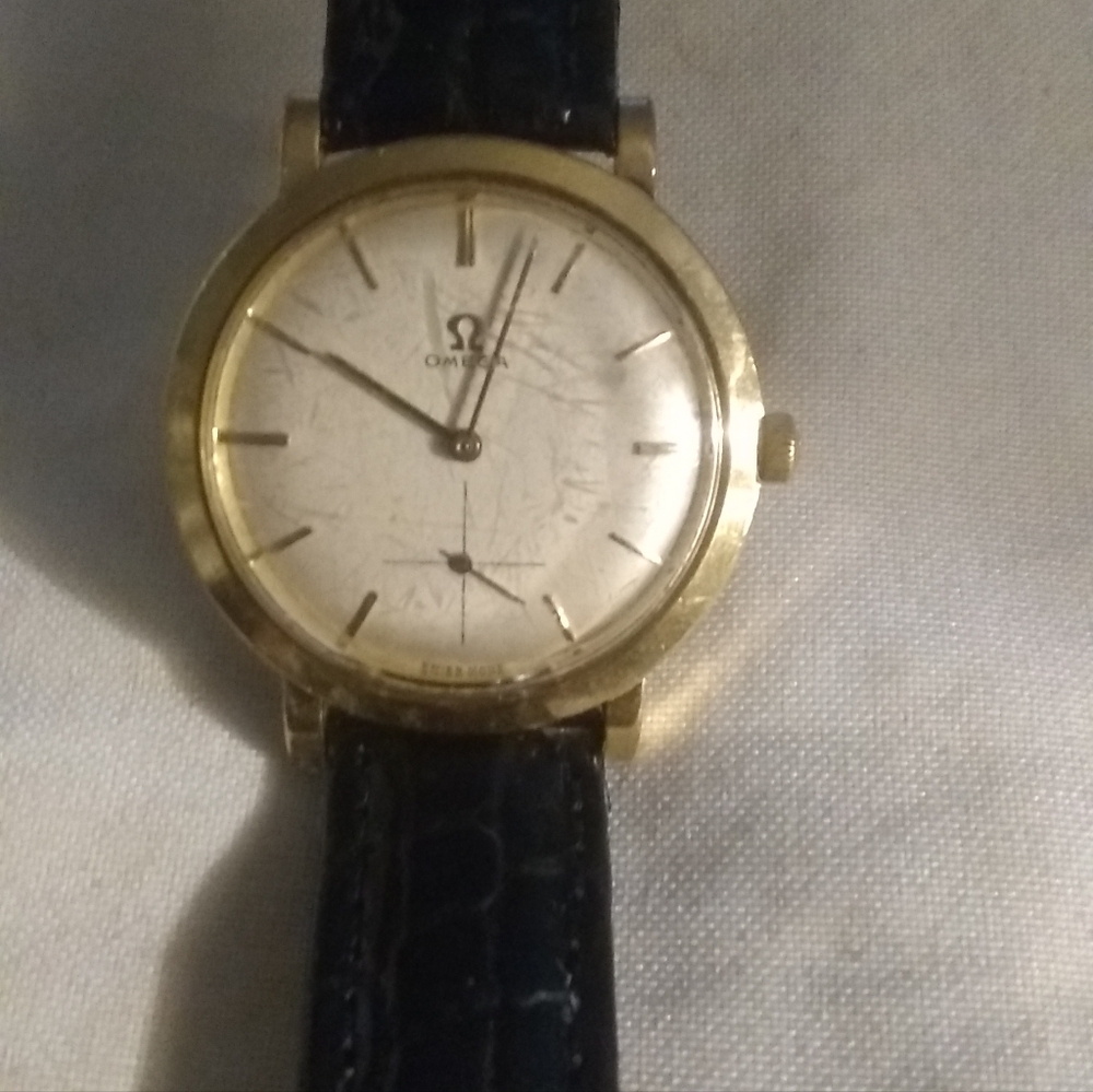 Vintage Omega 18kt Gold Automatic Watch
